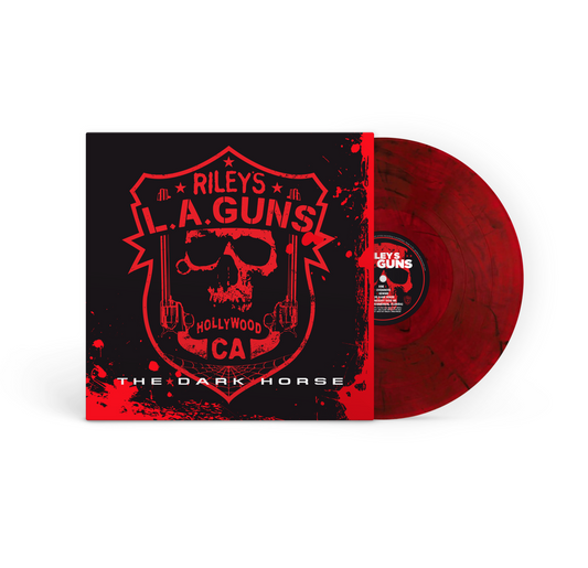 Riley's L.A. Guns - The Dark Horse - Red & Black Marble 12" LP