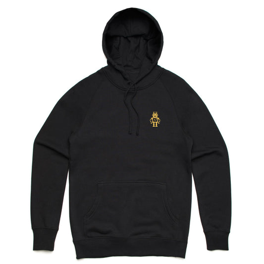Robot Designs - OG Golden Robot Hoodie - (2017 design - Version 2)
