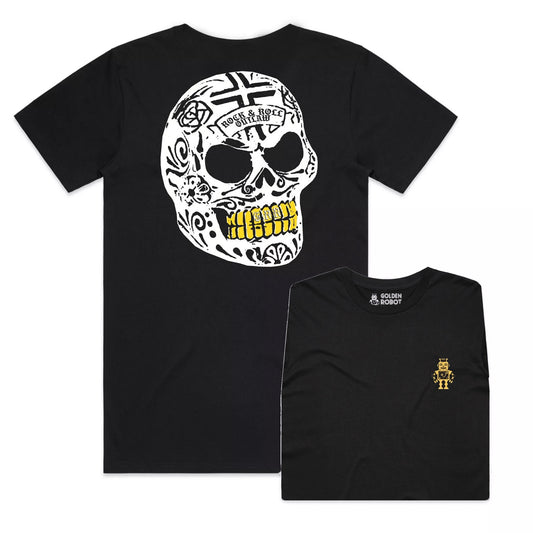 Robot Designs - 'Rock N' Roll Outlaw' Crew Neck Tee (2019 Design)