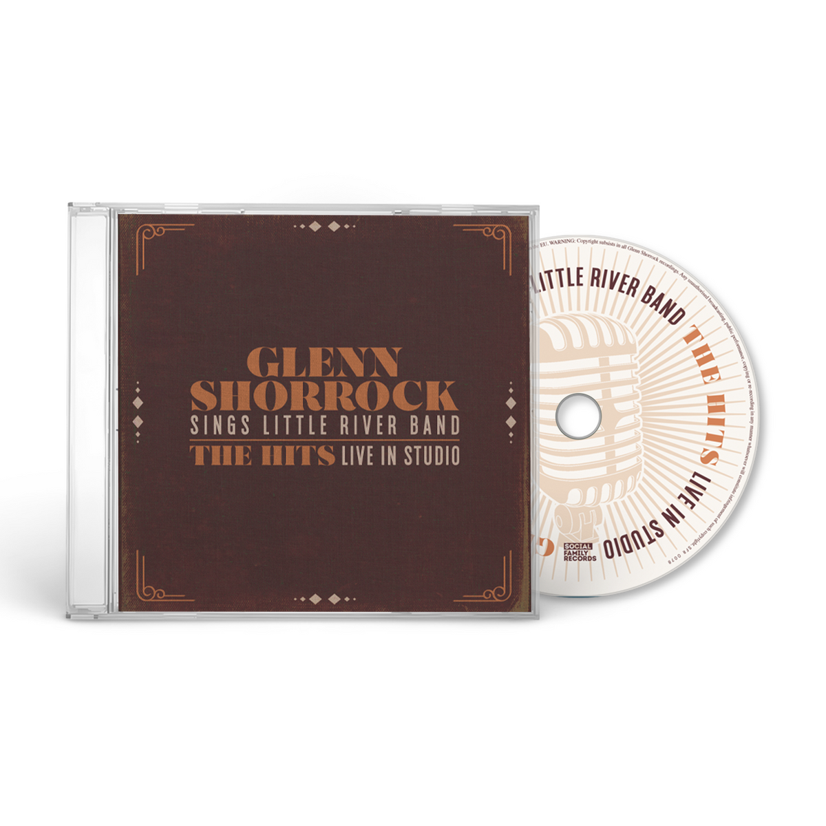 Glenn Shorrock Sings Little River Band - THE HITS (LIVE IN STUDIO) - CD